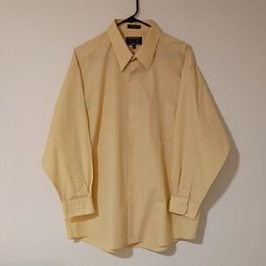 Alexander Julian Soft Yellow Men's Dress Shirt